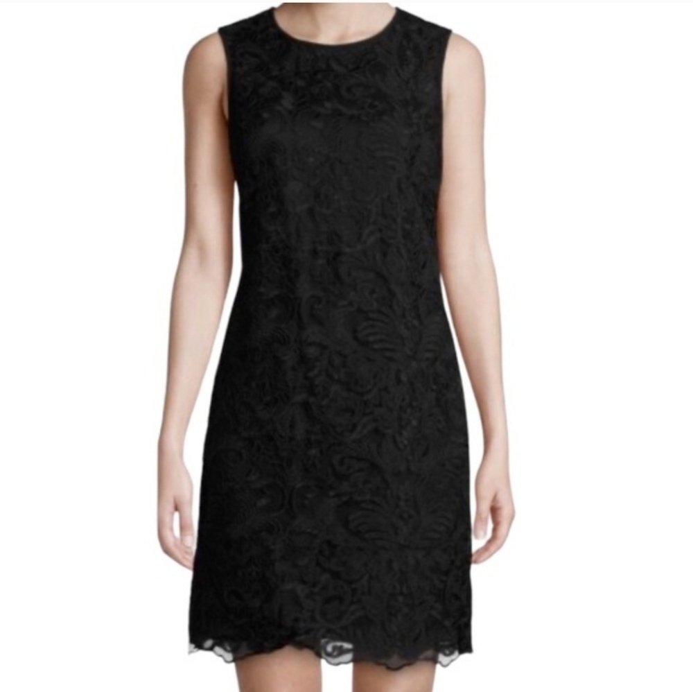 Karl Lagerfeld Black Lace Mini Dress Sz.6